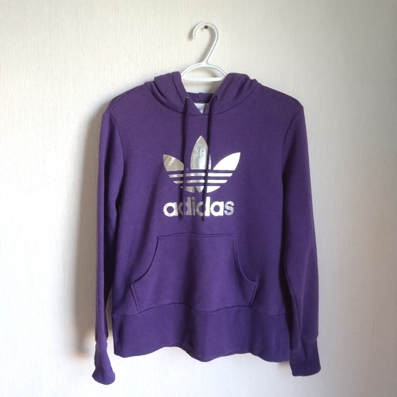 【Like new】adidas hoodie size S purple color for women - Picture 1 of 8